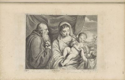 Maria med Kristusbarnet og den unge døperen Johannes av Franciscus van der Steen