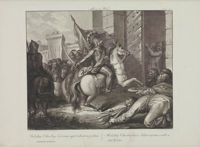 Boleslaw den modiges inntreden i Kiev av Smuglewicz, Franciszek (1745-1807). Litografi, slutten av 1700-tallet. Privat samling av Franciszek Smuglewicz