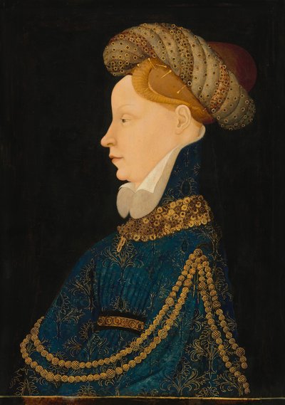 Profilportrett av en dame av Franco Flemish 15th Century