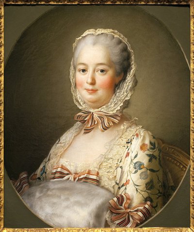 Portrett av markisen av Pompadour (Jeanne Antoinette Poisson av Francois Hubert Drouais