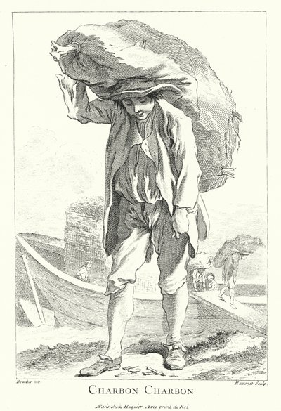 Coalman (gravering) av Francois (after) Boucher