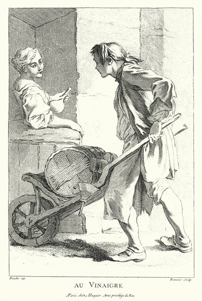 Eddikselger (gravering) av Francois (after) Boucher