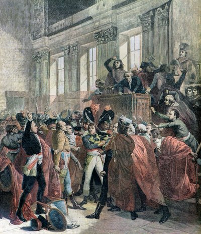 Bonaparte tatt til ansvar av Francois (after) Bouchot