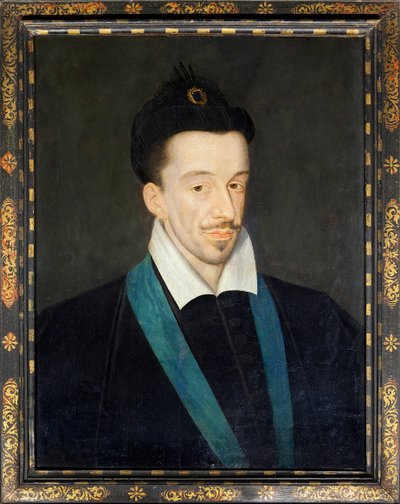 Portrett av den franske kong Henry III (1551-1589), ca. 1582-86 (maleri) av Francois (attr.to) Quesnel