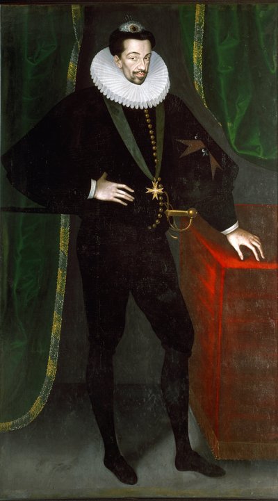 Portrett av Henry III av Frankrike, rundt 1585 (maleri) av Francois (circle of) Quesnel