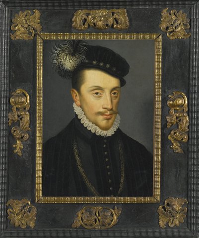Charles III av Lorraine - Portrett av Charles III (1543-1608), hertugen av Lorraine av Clouet, Francois av Francois (school of) Clouet