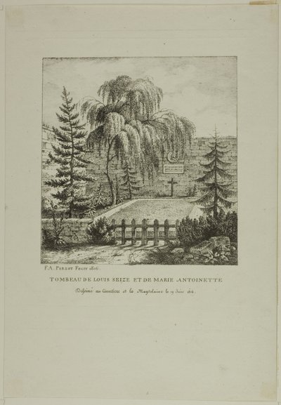 Ludvig XVIs grav av Francois Alexandre Pernot