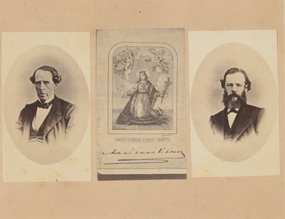 [Baron von Magnus, autograf til keiser Maximilian av Mexico, Dr. Bosch], 1867. av Francois Aubert
