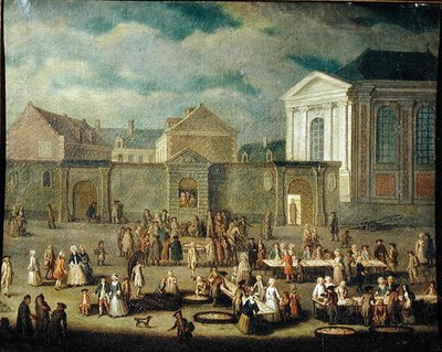 Fiskemarkedet i Cambrai, 1778 av Francois Aubert