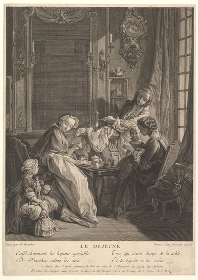 Lunsj. av Francois Bernard Lepicie