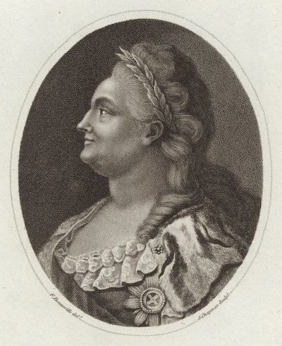 Katarina den store av Francois Bonneville