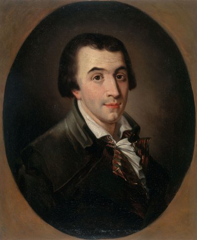 Portrett av Jacques-Pierre Brissot de Warville 1754-1793, ca. 1790. av Francois Bonneville