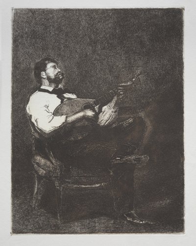 Gitarspiller av François Bonvin