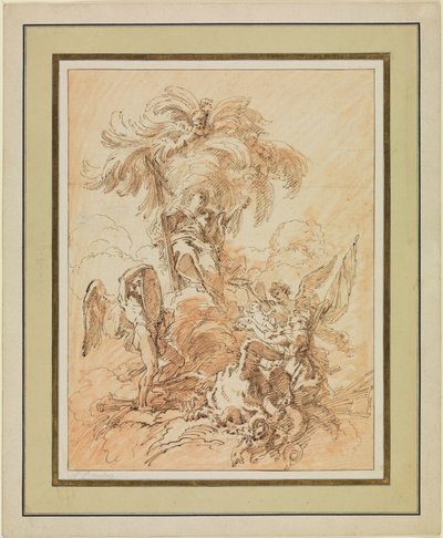 Allegori over fødselen av en fransk prins av François Boucher