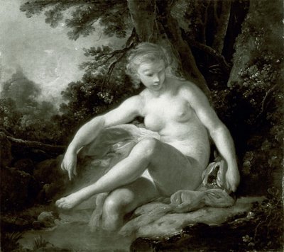 Badende nymfe av François Boucher