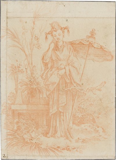 Chinoiserie (Hagefruen) av François Boucher
