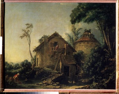 ""Le moulin a vent"" (Vindmøllen) Maleri av Francois Boucher (1703-1770) 1752 Moskva Pushkin-museet av François Boucher