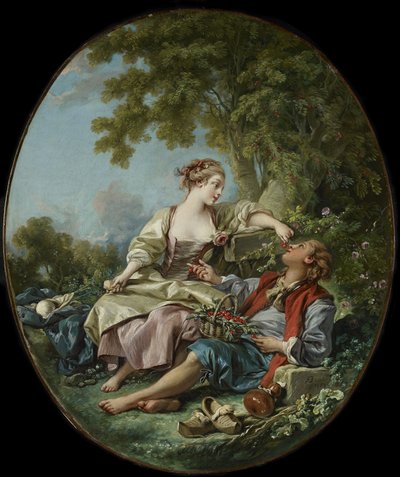 Les Sabots [Treskoene] av François Boucher