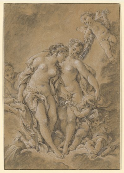 Nymfer og amoriner av François Boucher