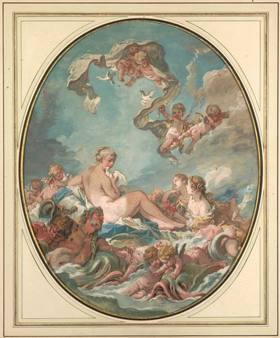 Venus#39; fødsel og triumf av François Boucher