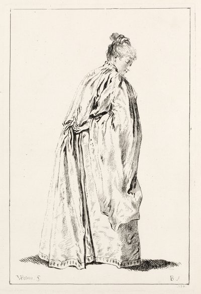Kvinne Stående av François Boucher