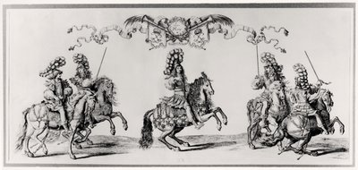 Karusell for Ludvig XIV (1639-1715) ca. 1662 av Francois Chauveau