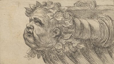 Head of a Child on the Bow of a Ship, fra Divers Masques, ca. 1635-45. av Francois Chauveau