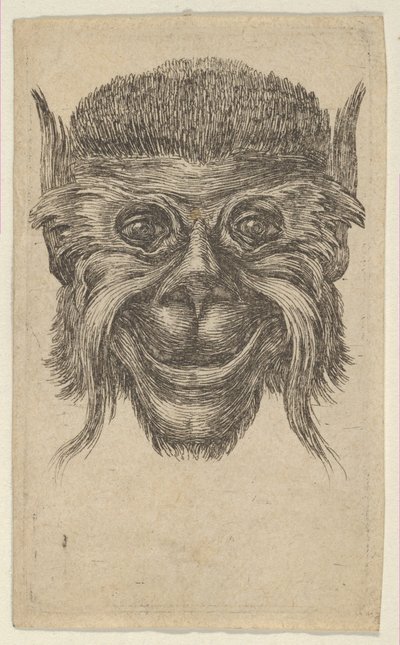 Monkey Mask, fra Divers Masques, ca. 1635-45. av Francois Chauveau
