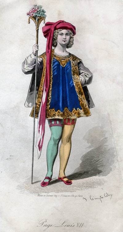 Page, Louis XII, 1800-tallet. av Francois Claudius Compte Calix