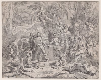 En allegori over maleri, 1600-tallet. av Francois Collignon