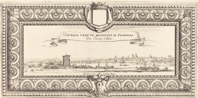 Tittelside for Callots "Various Italian Landscapes" av Francois Collignon