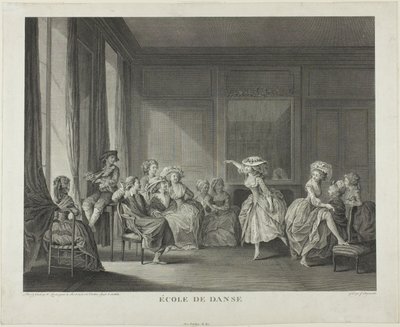 Danseskole av Francois Dequevauviller