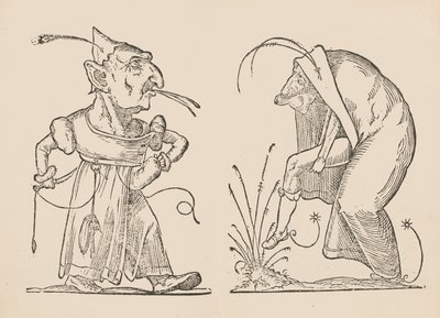 Les Songes Drolatiques de Pantagruel som inneholder flere figurer av oppfinnelsen ..., [1565]. av Francois Desprez