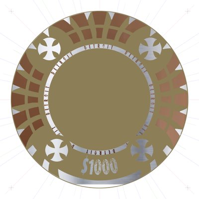 PokerChip , 2015, digital av Francois Domain
