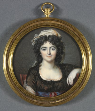 Portrett av en kvinne i en brun kjole, 1795. av Francois Dumont