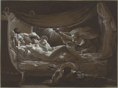 Vulcan oppdager Venus og Mars av Francois Edouard Picot