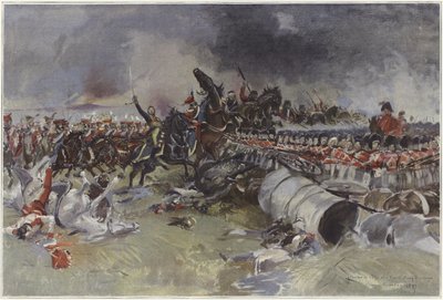 Slaget ved Waterloo av Francois Flameng