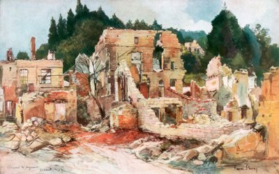 Clermont-en-Argonne, Frankrike, august 1915, 1926. av Francois Flameng