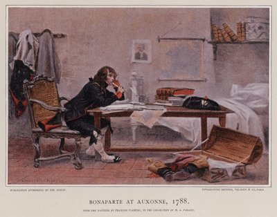 Napoleon ved Auxonne av Francois Flameng