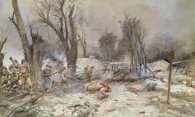 Offensiven ved Saint-Pierre-Aigle, juli 1918 av Francois Flameng