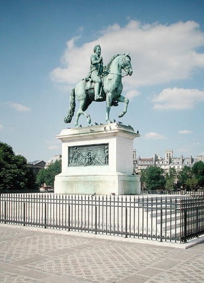 Rytterstatue av Henri IV (1553-1610) 1818 (bronse) av Francois Frederic Lemot