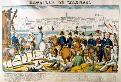 Slaget ved Wagram, 1809, c1835 av Francois Georgin
