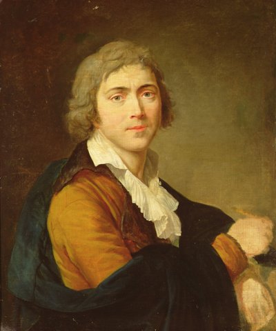 Selvportrett (olje på lerret) av Francois Guillaume Menageot