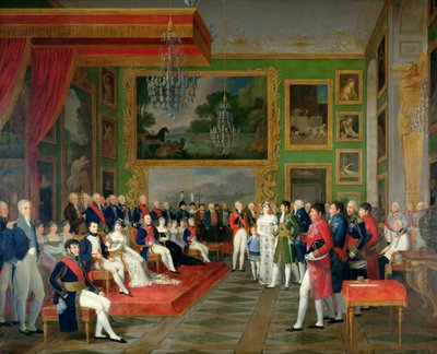 Bryllup av prins Eugène de Beauharnais og prinsesse Augusta av Bayern, 13. januar 1806 av Francois Guillaume Menageot