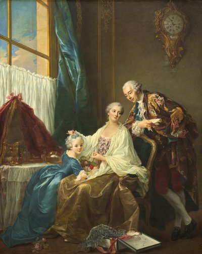 Familieportrett, 1756. av Francois Hubert Drouais