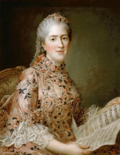 Prinsesse Sophie av Frankrike 1734-1782 av Francois Hubert Drouais