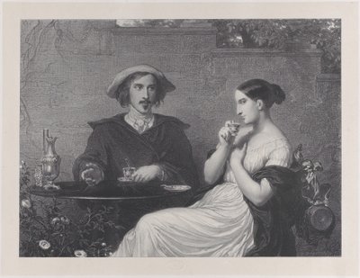 Kafeen, 1840. av Francois Joseph Aime de Lemud