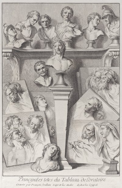 Hoder etter Ecce Homo, 1720-78. av Francois Joullain
