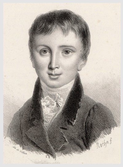 Franz Liszt i en alder av 11, ca. 1822. av Francois Le Villain