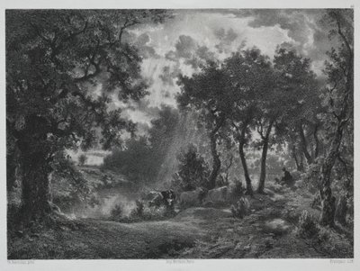 Etter dusjen. av Francois Louis Francais